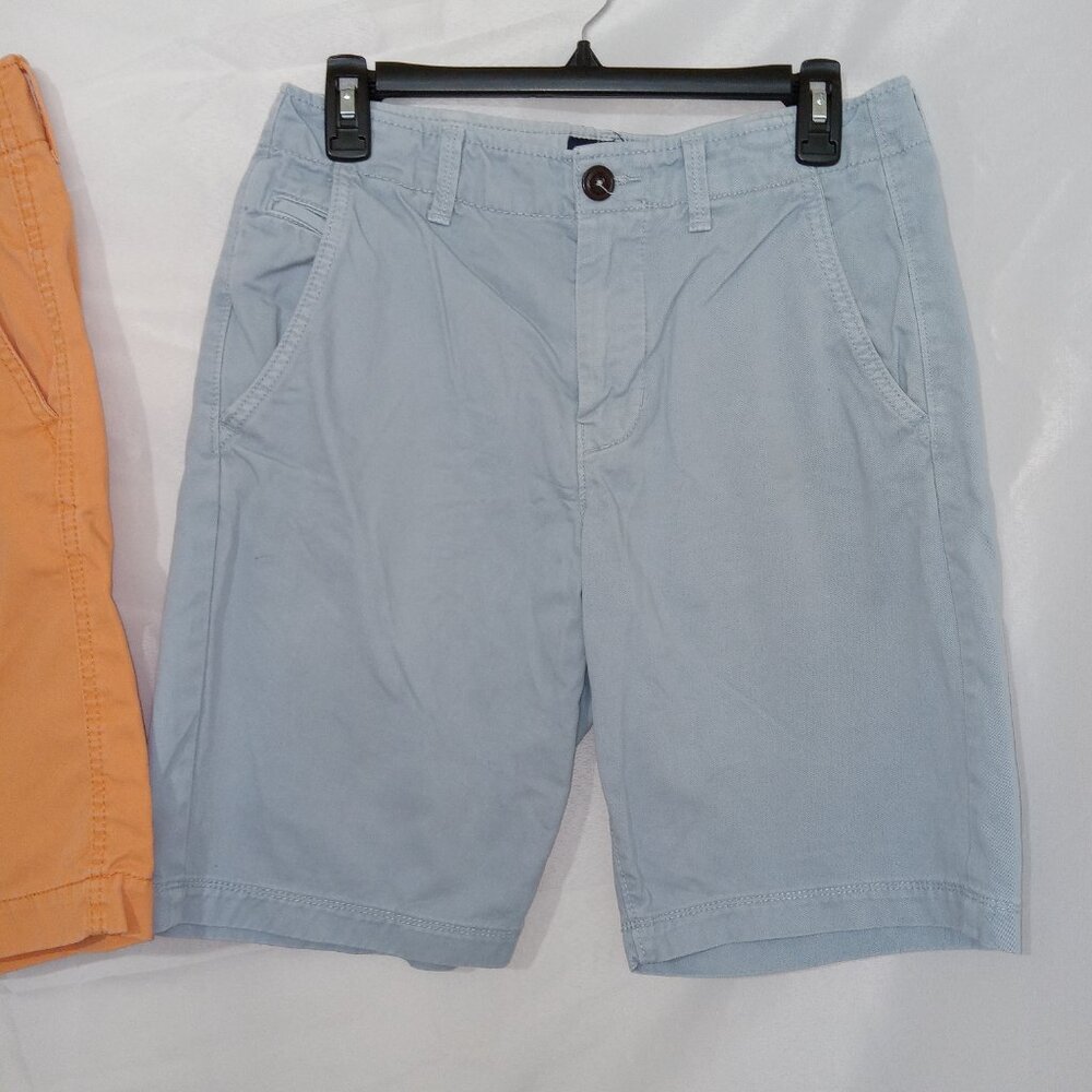 Y2K American Eagle Mens Shorts Lot Size 28 Orange Blue Chino Classic Preppy Golf - Picture 3 of 15